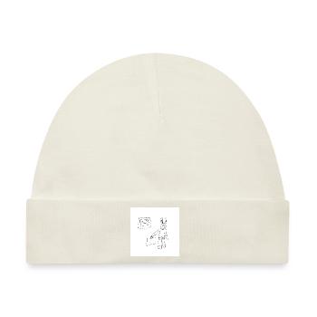 Jack der Hase - Baby Premium Organic Mütze - Naturweiß - Vorne