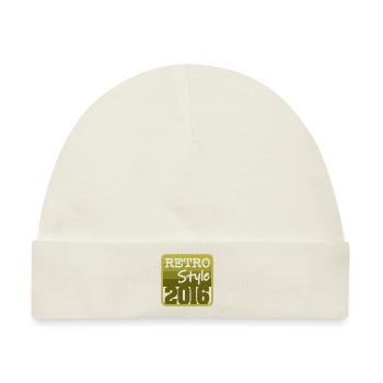 Retro Style 2016 - Baby Premium Organic Mütze - Naturweiß - Vorne