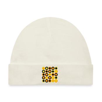 geometric pattern - Baby Premium Organic Mütze - Naturweiß - Vorne