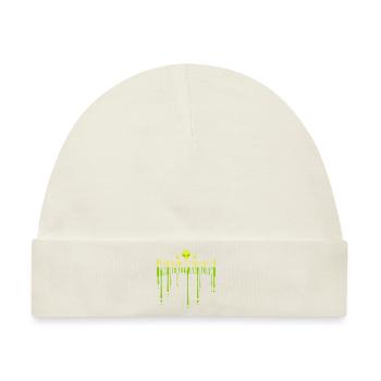 human costume alien Zitat - Baby Premium Organic Mütze - Naturweiß - Vorne