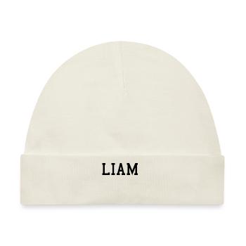 LIAM - Baby Premium Organic Mütze - Naturweiß - Vorne