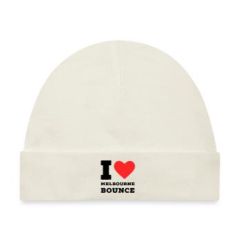 Ich liebe Melbourne Bounce - Baby Premium Organic Mütze - Naturweiß - Vorne