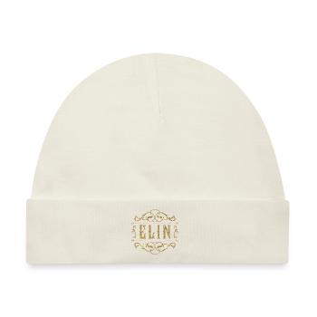 Elin gold - Baby Premium Organic Mütze - Naturweiß - Vorne