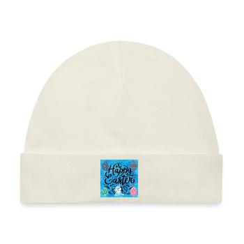 Frohe Feiertage. Weihnachten. - Baby Premium Organic Mütze - Naturweiß - Vorne