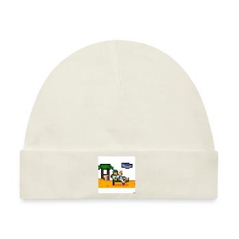 Astronaut - Baby Premium Organic Mütze - Naturweiß - Vorne