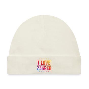 I Love Zagreb - Baby Premium Organic Mütze - Naturweiß - Vorne