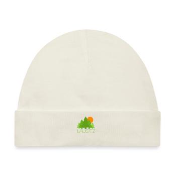 Wald Sonnenuntergang Lausitz - Baby Premium Organic Mütze - Naturweiß - Vorne