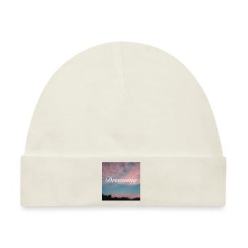 Dreaming between clouds - Baby Premium Organic Mütze - Naturweiß - Vorne