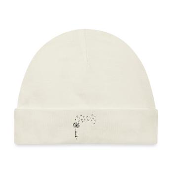 Peace Dandelion Design - Baby Premium Organic Mütze - Naturweiß - Vorne