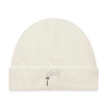Shalom Löwenzahn Design - Baby Premium Organic Mütze - Naturweiß - Vorne