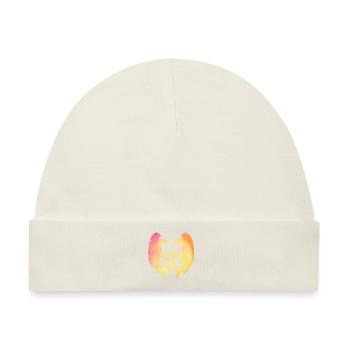 Hugin und Munin Raven Bunte Wikinger - Baby Premium Organic Mütze - Naturweiß - Vorne