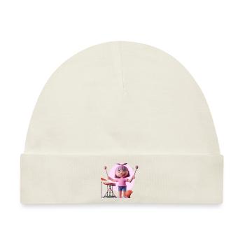 LUSTIG 28 - Baby Premium Organic Mütze - Naturweiß - Vorne