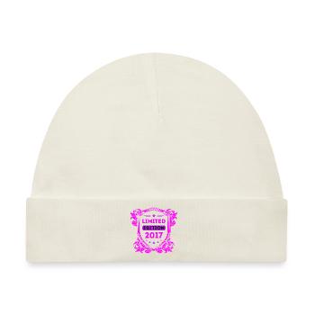 2017 - Baby Premium Organic Mütze - Naturweiß - Vorne