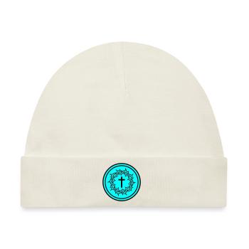 Dornenkrone Jesus icon - Baby Premium Organic Mütze - Naturweiß - Vorne