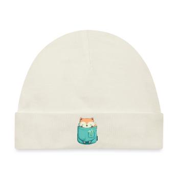 Fuchs niedliche Kohldodotasche Kawaii, T-Shirt. - Baby Premium Organic Mütze - Naturweiß - Vorne
