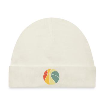 Basketball vintage retro - Baby Premium Organic Mütze - Naturweiß - Vorne