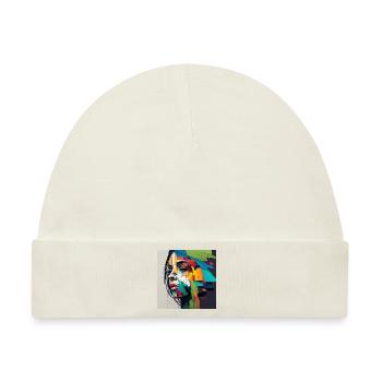 Premium Design - Baby Premium Organic Mütze - Naturweiß - Vorne