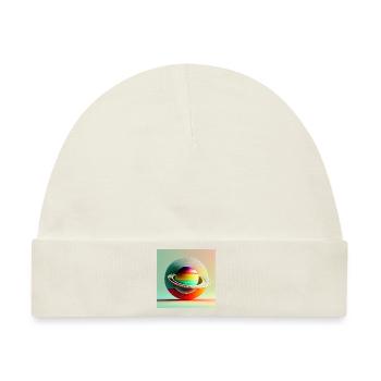 Kolonisation des Saturn - Baby Premium Organic Mütze - Naturweiß - Vorne