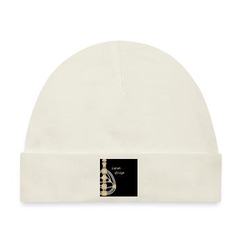 Human Design, 5 Typen, Manifestieren, neue Welt - Baby Premium Organic Mütze - Naturweiß - Vorne