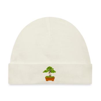 Bonsai - Baby Premium Organic Mütze - Naturweiß - Vorne
