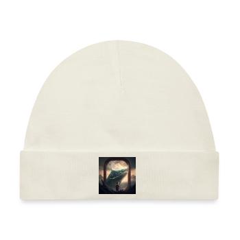Whale - Baby Premium Organic Mütze - Naturweiß - Vorne