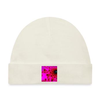 00022 pink - Baby Premium Organic Mütze - Naturweiß - Vorne