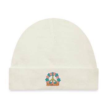 Hippie - Baby Premium Organic Mütze - Naturweiß - Vorne