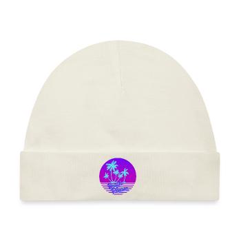 Beach Please - Summer 2023 - Baby Premium Organic Mütze - Naturweiß - Vorne