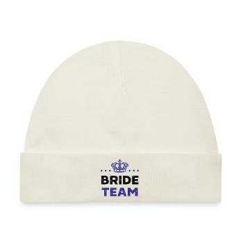 Bride Team - Baby Premium Organic Mütze - Naturweiß - Vorne