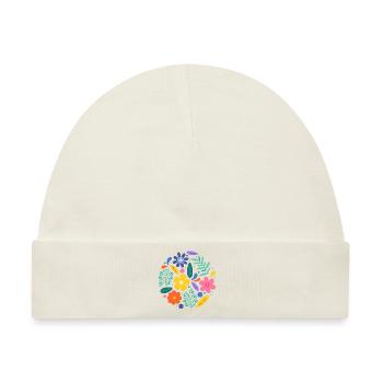 Sommerblumen - Baby Premium Organic Mütze - Naturweiß - Vorne