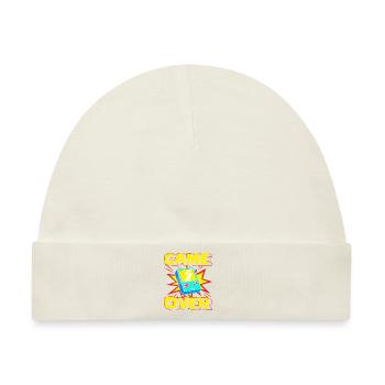 Comicstyle Style Pow! - Baby Premium Organic Mütze - Naturweiß - Vorne
