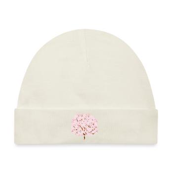 Kirschblüte im Frühling - Baby Premium Organic Mütze - Naturweiß - Vorne