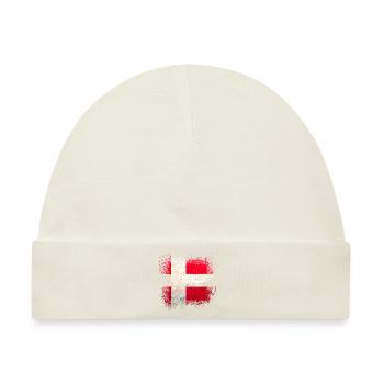 Dänemark Kopenhagen Dänisch Skandinavien Flagge Dansk - Baby Premium Organic Mütze - Naturweiß - Vorne