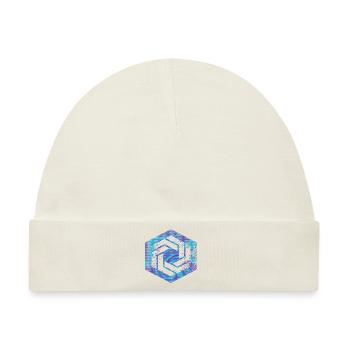 Hexagon-Programmierung Programmierer Codierung geometrisch - Baby Premium Organic Mütze - Naturweiß - Vorne