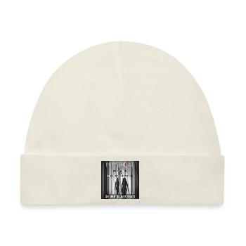 Raised in Monochrome official Cover - Baby Premium Organic Mütze - Naturweiß - Vorne