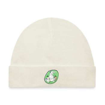 Osterhase - Baby Premium Organic Mütze - Naturweiß - Vorne