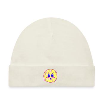 Ugly Mond Kawaii - Baby Premium Organic Mütze - Naturweiß - Vorne