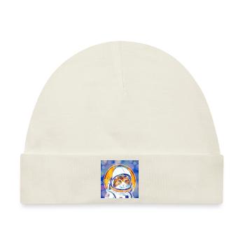 Astro-Katze - Baby Premium Organic Mütze - Naturweiß - Vorne