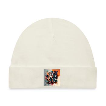 Graffiti - Baby Premium Organic Mütze - Naturweiß - Vorne