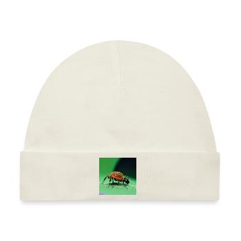 Makro-Sammlung - Baby Premium Organic Mütze - Naturweiß - Vorne