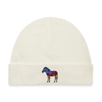 Zebra - Baby Premium Organic Mütze - Naturweiß - Vorne