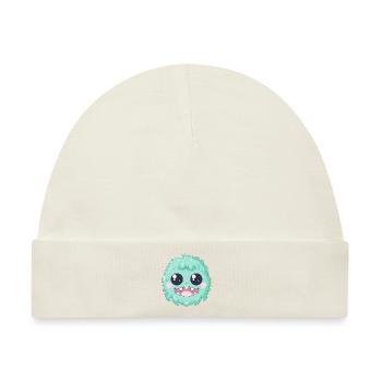 Kuschelig weiches Monster - Baby Premium Organic Mütze - Naturweiß - Vorne