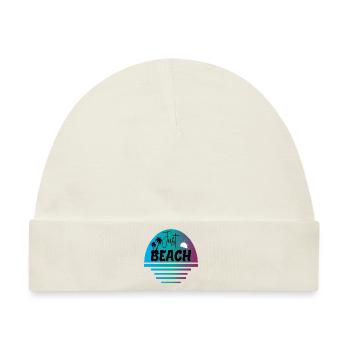 Just Beach - Baby Premium Organic Mütze - Naturweiß - Vorne