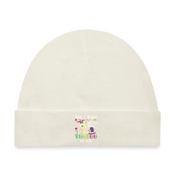 Mardi Gras Parade Perlen Dienstag - Baby Premium Organic Mütze - Naturweiß - Vorne