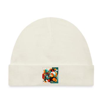 Abstrakte Kunst - Baby Premium Organic Mütze - Naturweiß - Vorne