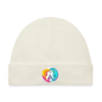 Das Gémini-Fernglas - Baby Premium Organic Mütze - Naturweiß - Vorne