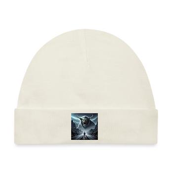 Brillante Design für jegliche Art von Kleidung - Baby Premium Organic Mütze - Naturweiß - Vorne