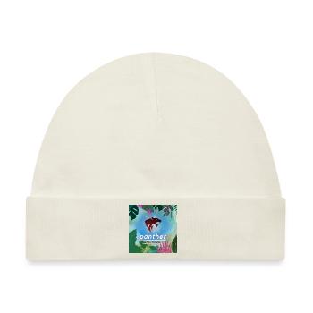 Panther king jungle - Baby Premium Organic Mütze - Naturweiß - Vorne