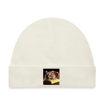Tigerkekse 😅😅😅 - Baby Premium Organic Mütze - Naturweiß - Vorne