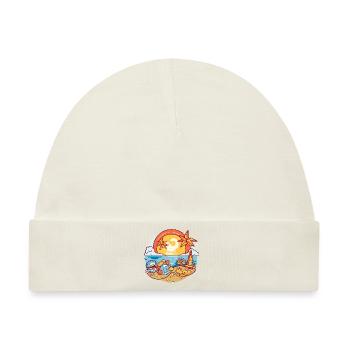 Spiele am Meer - Baby Premium Organic Mütze - Naturweiß - Vorne